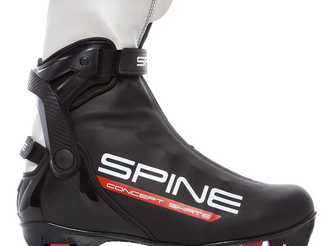 Лыжные ботинки SPINE NNN Concept Skate (296-22) (черный/красный) (_46)